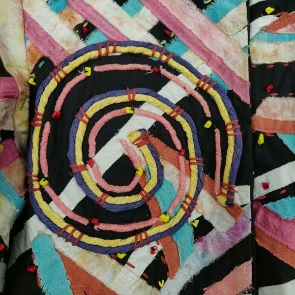 Vintage Sandy Starkman Art to Wear Jacket Womens M - Picture 11 of 12